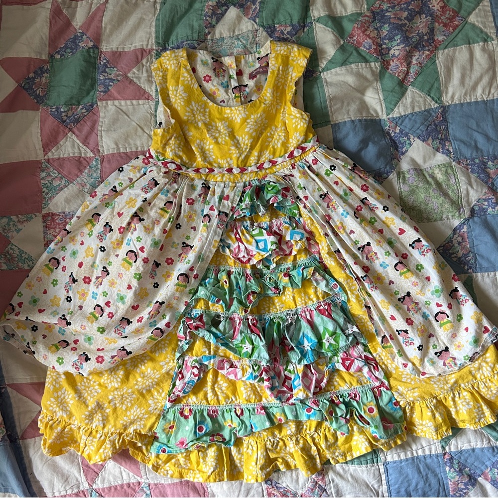 Jelly The Pug Yellow Floral Dress